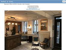Tablet Screenshot of hotel-trouville-deauville.com